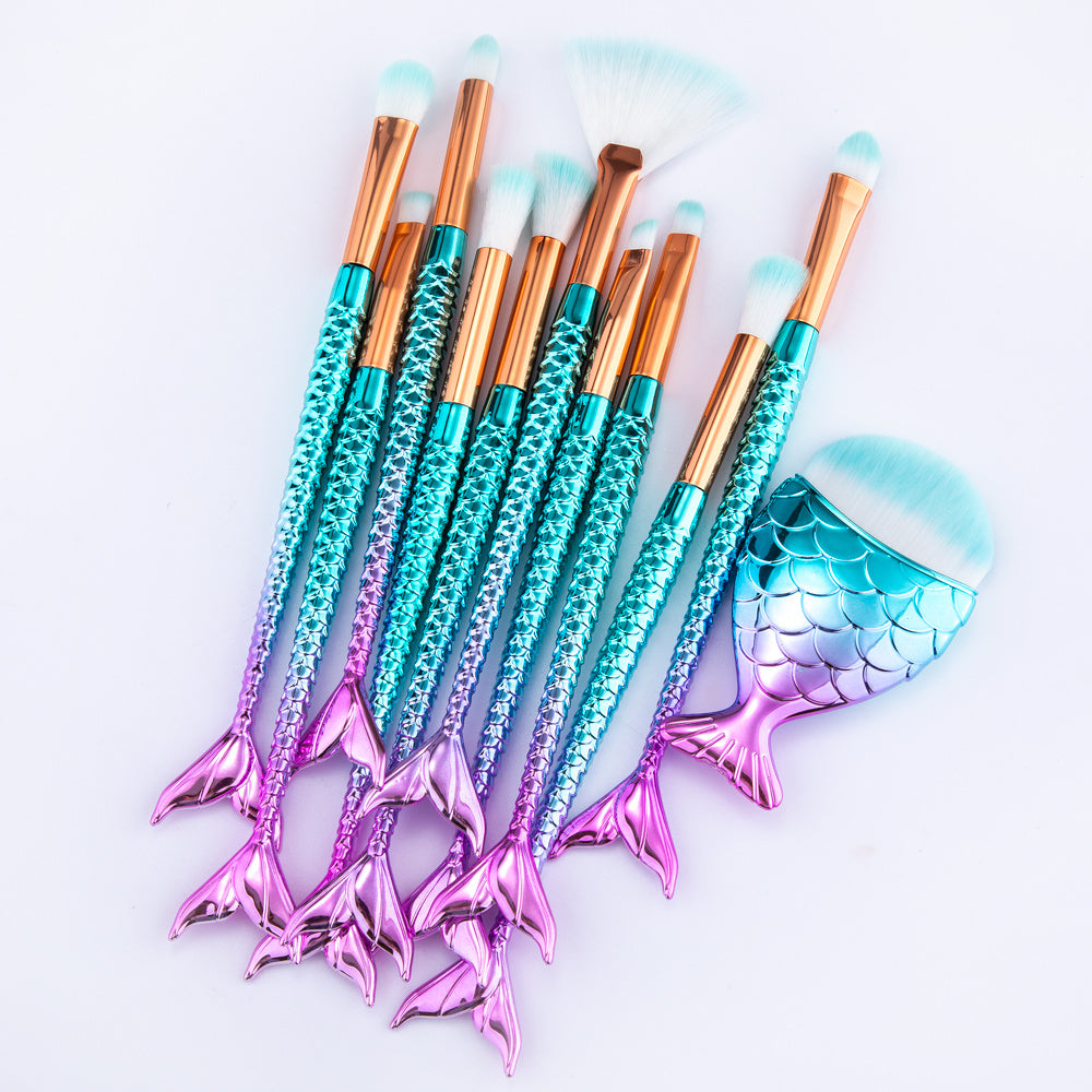 11pcs Makeup Brushes Kit Maquiagem Maquillaje