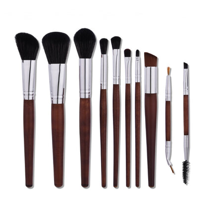 10 makeup brushes, 10 makeup brushes