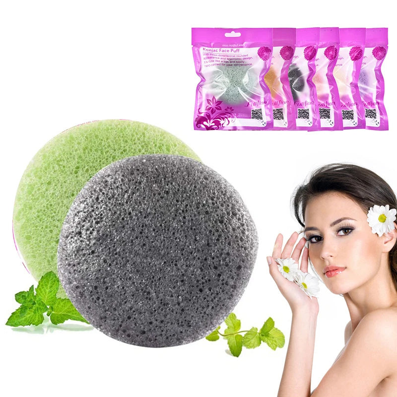 Sponge Facial Cleansing Exfoliator Bathing Puff Face Wash